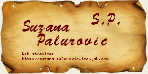 Suzana Palurović vizit kartica